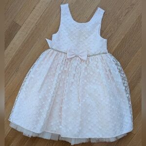 American Princess Elegant Pink Lace Kids Dress. Size 6